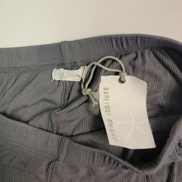 Barefoot Dreams Malibu Collection Ultra Soft Rib Patch Pocket Pant Women's Grey - Picture 4 of 8
